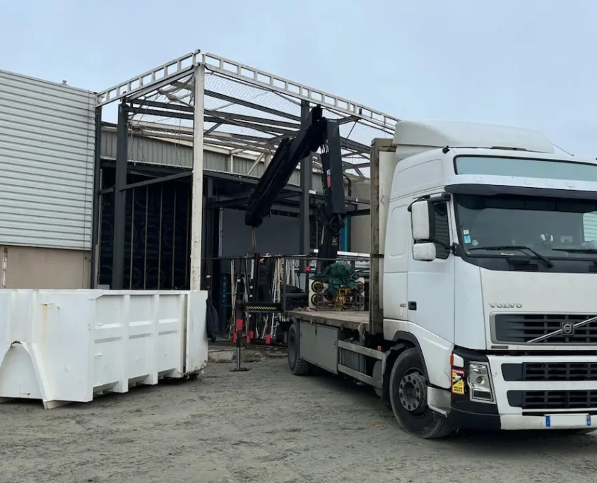 Camion benne Baumann Environnement Camion benne Baumann Environnement